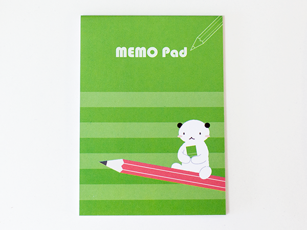 ぱんだいぬ「くー」のMEMO Pad(えんぴつ)